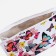 Cosmetic bag with lightning, white color