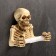 Skeleton toilet holder