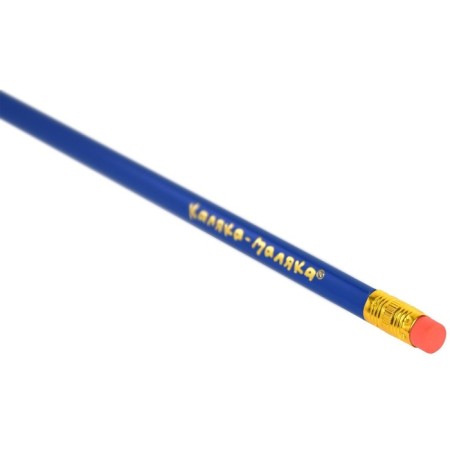 Pencils 24 colors "Kalyak-Malyak" washed, with an eraser, trihedral, plastic case-5