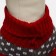 Sweater "Running deer", XS (DS 17, Osh 17, OG 23-37 cm), burgundy