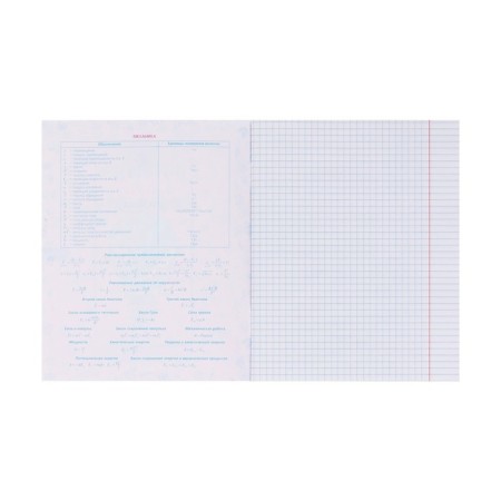 A set of subject notebooks of 46 sheets, 12 objects "Red chic" coated cardboard, 3D foil, in film-12