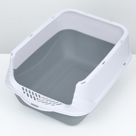Domik toilet 35 x 50 x 35 cm, white-gray-5