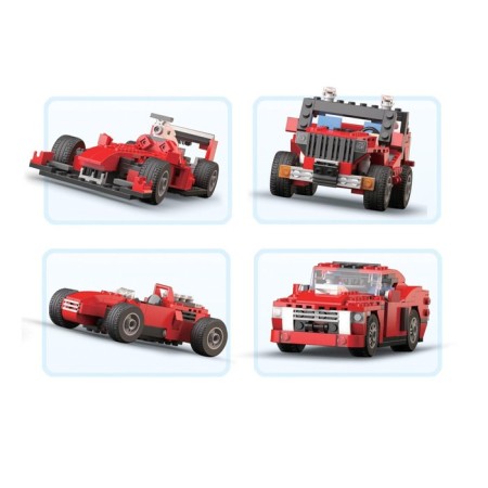 Designer Racing machine Brick Architect, 23 in 1, 278 details, 6+-5