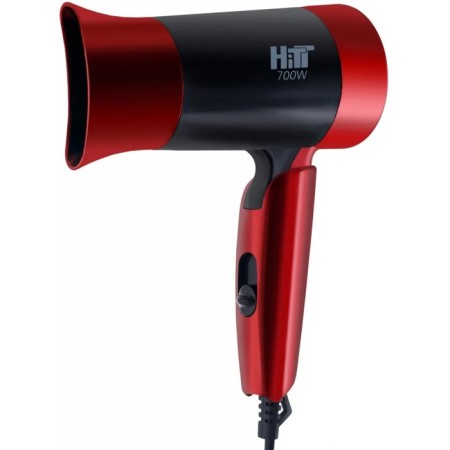 Hitt HT-6301, 700 watts, 2 temperature conditions, 2 speeds, red