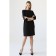 Women's dress with V-cutting on the back, size 52