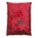 Filler for the ball "confetti hexagons", 500 g, red color
