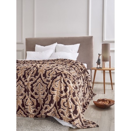 REGINA plaid, size 200x220 cm, brown color-7