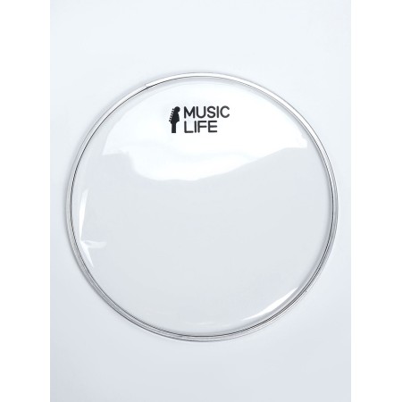 Plastic for the drum of Music Life 10 inches, transparent