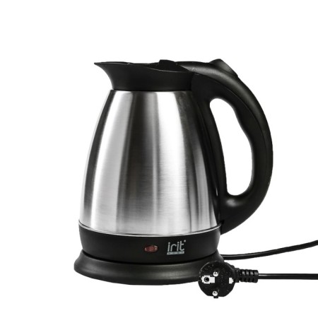 Electric kettle IRIT IR-1322, metal, 1.5 l, 1500 watts, silver