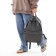 Youth backpack with lightning, 3 pockets, gray color