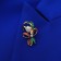 Brooch "Flower" snowdrop with a bow, color mix (indivisible packing 12 pcs., Price per pcs.)