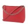 Bag women, genuine leather red 20x7x15 cm