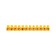 Klement screw block KV-10 4-10, current 10 A, polypropylene yellow rexant (10 pcs.