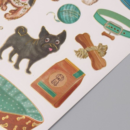 Photo album 25 sheets (stickers+rings) "cheerful dog" 19x27x3 cm-4