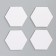 Set of canvases on the magnet, 4 pcs. "Hexagon", 7.5 cm.