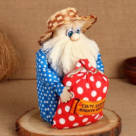 Browner Fedor "Be healthy, live rich", with a bag, 30 x 20 cm, mix-1