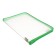Plastic folder A4, 325 x 230 x 25 mm, lightning around, calligrata "office", PM-A4-01, 0.5 mm, transparent, pastel, green