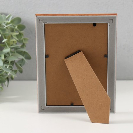 Photo frame plastic 10x15 cm "Remoices of the waves" brown 17.8x12.9x0.9 cm-4