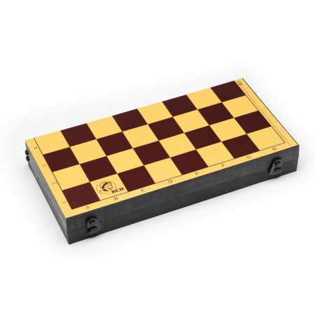 Handing chess 30 x 30 cm, plastic board and figures, King H-7.5 cm, pawn H-4.2 cm-3