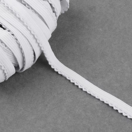 Gum is openwork, 10 mm, 25 m, white color-2