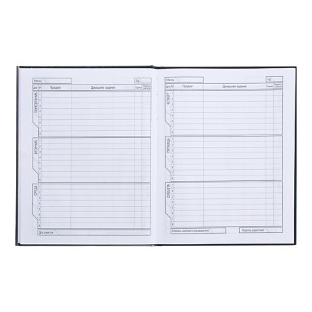 Universal diary for grades 1-11 fluffy happiness, solid cover, matte lamination, 40 sheets-6