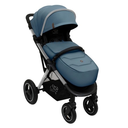 Walking stroller Sweet Baby Compatto, Silver Dark Green-5