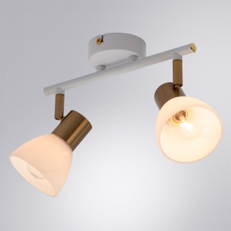STASTE ARTE LAMP Falena A3117PL-2WH, E14, 2x40 W, 9x26x20 cm, white-2
