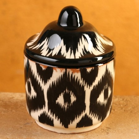 Jar for spices Rishtan ceramics, atlas, 100 ml