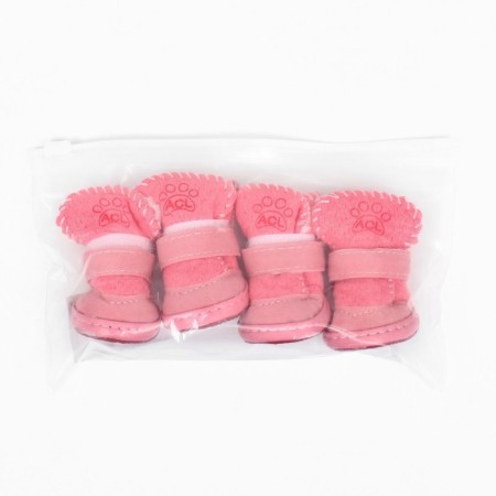 Eleans boots, set 4 pcs, size 4 (sole 5.5 x 4.5 cm) pink-2