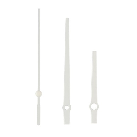 A set of 3 arrows for 55/76/77 mm hours, packing 10 pcs, white