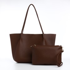 Bag Women's Shoper on Magnet, Dark Brown