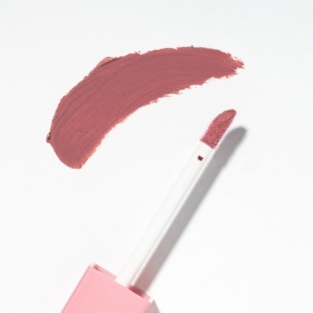 Matte stable liquid lipstick shade of Chill, dusty rose, 7 ml-1