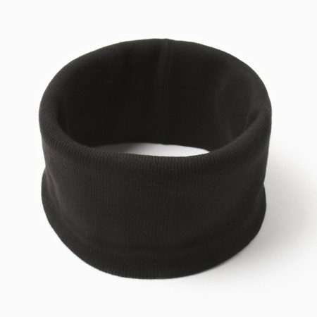 Snood for children, black color, size 50x22 cm