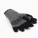 Gloves are children's double, black/gray, size 14