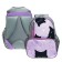 School backpack, 37 x 26 x 13 cm, ergonomic back, calligrata orth "cat"