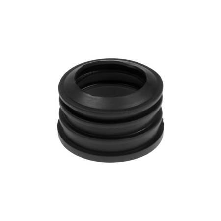 Transitional cuff Masterprof Isa. 131605, D = 50 x 40 mm, for sewer pipes, heating equipment, black-1