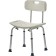 A stool with a back for bathing in the bathroom and shower Bradex KZ 0935