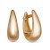 Earrings "minimized" the arc of wide, pink gilding