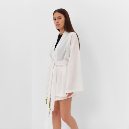 Women's costume (kimono and shorts) Mist Summer Time, White, R.48-1