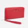 Women's wallet with lightning, red color
