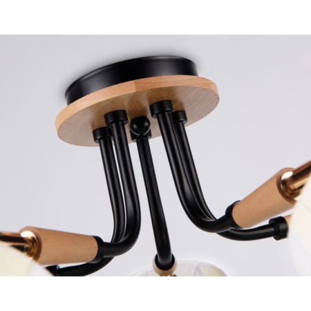 Ceiling light Ambrella Light, Modern, TR4733, 5HE27, Black Color-4