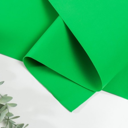 Foamiran Iranian 0.8-1 mm (green lime) 60x70 cm