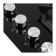 Hlect surface Maunfeld EEHG.642VC.2CB/KG, combined, 4 burners, black