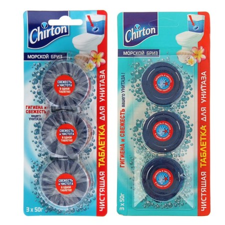 Chirton toilet pills "sea breeze", 3 pcs, 50 g