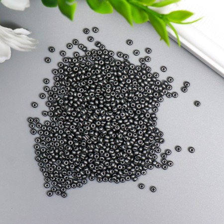 Glass beads 11/0 "metallic. Marengo" 10 g-1