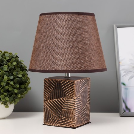 Table lamp Versalya E14 40W Black-gold 22x22x31 cm-4
