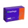 Nickelled 32 mm paper clips, 100 pieces, cardboard packaging