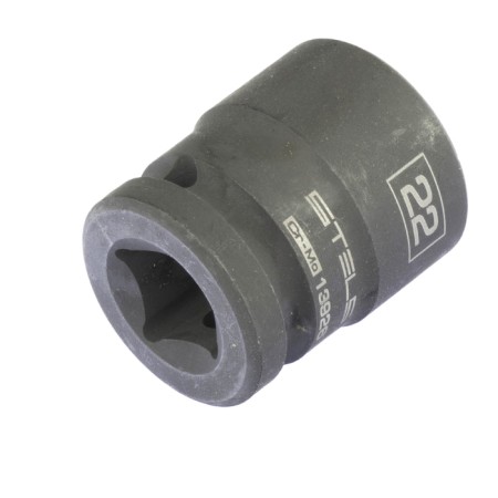 Shock head Stels 13926, 22 mm, 1/2 ", CRMO, hexagonal