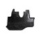 Rubber rugs "net", for commercial transport Hyundai HD 35, 2018-N.V.