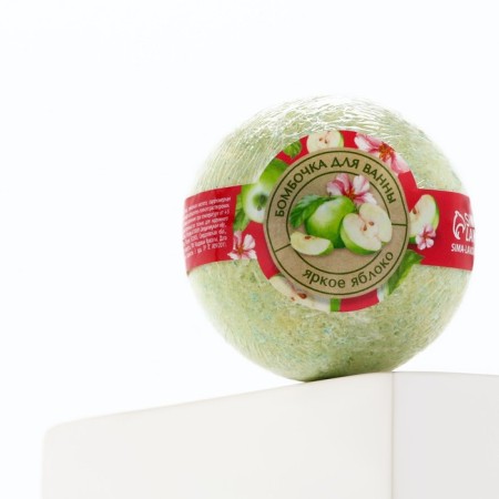 Bathtub bomb, 140 g, apple aroma, beauty pantry-2